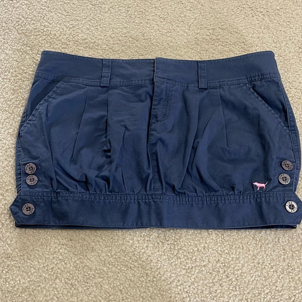 VS PINK Navy Mini Skirt